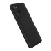 Helmet Case Liquid Silicone Samsung A02S, Black