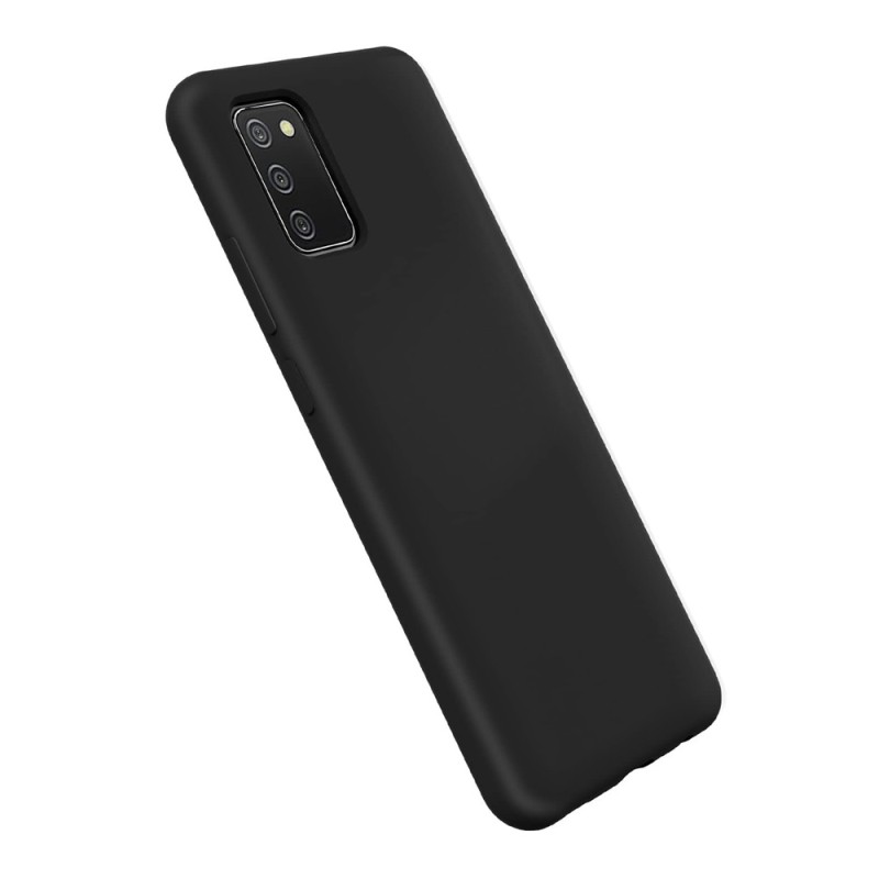 Helmet Case Liquid Silicone Samsung A02S, Black