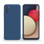 Helmet Case Liquid Silicone Samsung A02S, Blue
