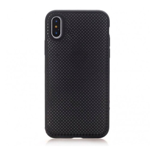 Helmet Case Liquid Silicone Grid Samsung A10, Black