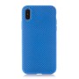 Helmet Case Liquid Silicone Grid Samsung A10, Blue