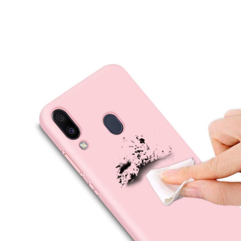 Helmet Case Liquid Silicone Samsung A10S, Pink Helmet Case Liquid Silicone Samsung A10S, Pink