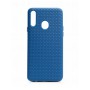 Helmet Case Liquid Silicone Grid Samsung A20S, Blue