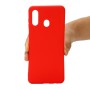 Helmet Case Liquid Silicone Grid Samsung A20S, Red