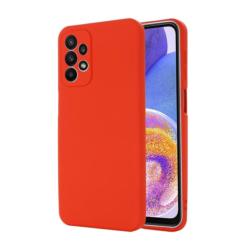 Helmet Case Liquid Silicone Samsung A23, Red