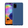 Helmet Case Liquid Silicone Samsung A31, Blue