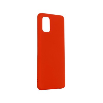 Helmet Case Liquid Silicone Samsung A31, Red