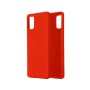 Helmet Case Liquid Silicone Samsung A31, Red