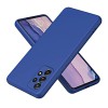 Helmet Case Liquid Silicone Samsung A32, Denim Blue