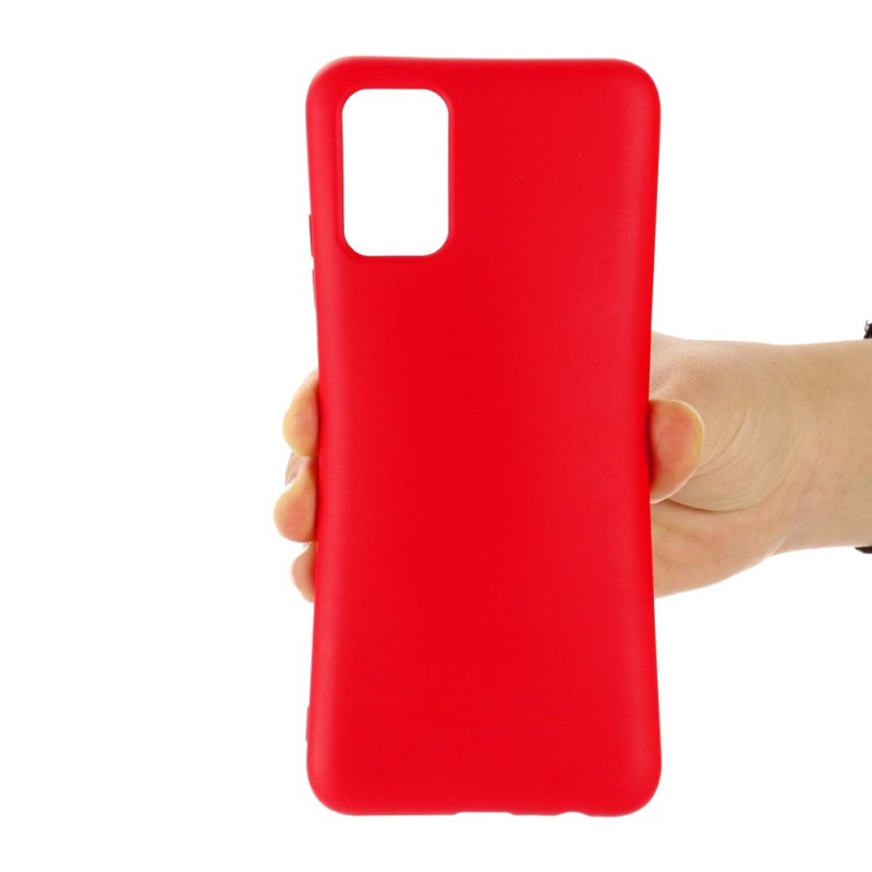 Helmet Case Liquid Silicone Samsung A41, Red