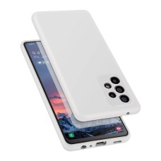 Helmet Case Liquid Silicone Samsung A72, White