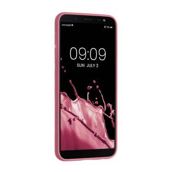 Helmet Case Liquid Silicone Samsung J6 (2018), Pink