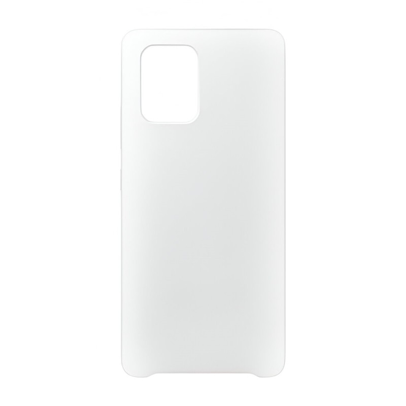 Helmet Case Liquid Silicone Samsung S10 Lite (2020), White