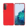 Helmet Case Liquid Silicone Samsung S21, Red
