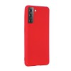Helmet Case Liquid Silicone Samsung S21, Red