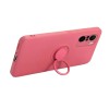 Helmet Case with Ring Liquid Silicone  Xiaomi Redmi 7, Pink