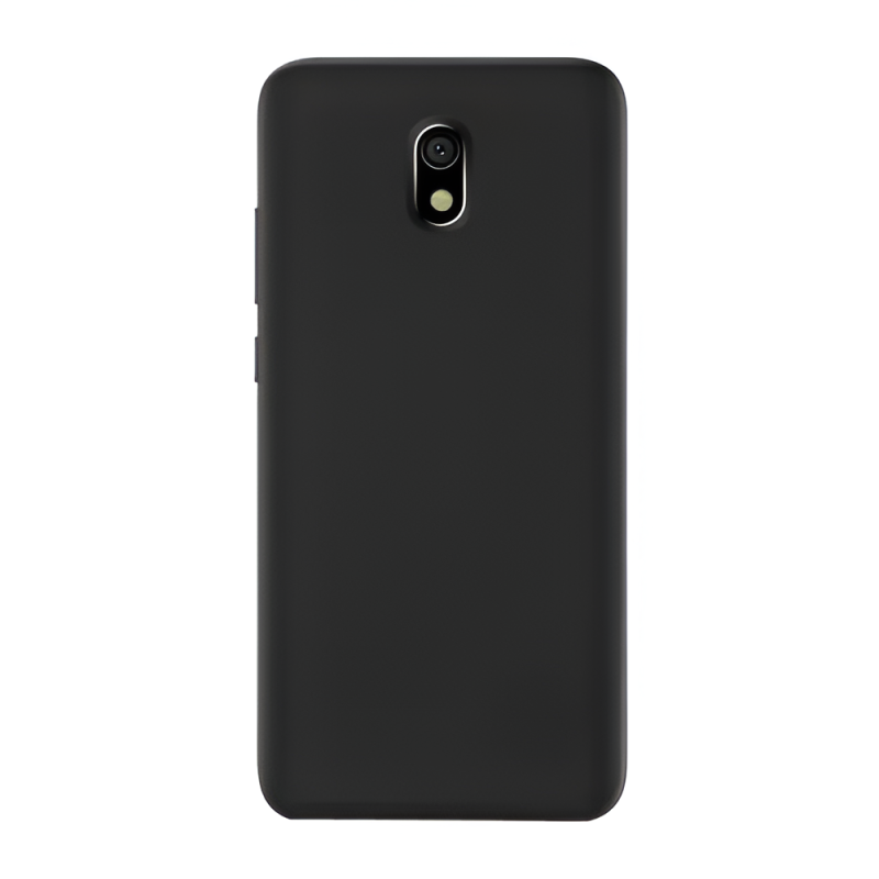 Helmet Case Liquid Silicone Xiaomi Redmi 8A, Black