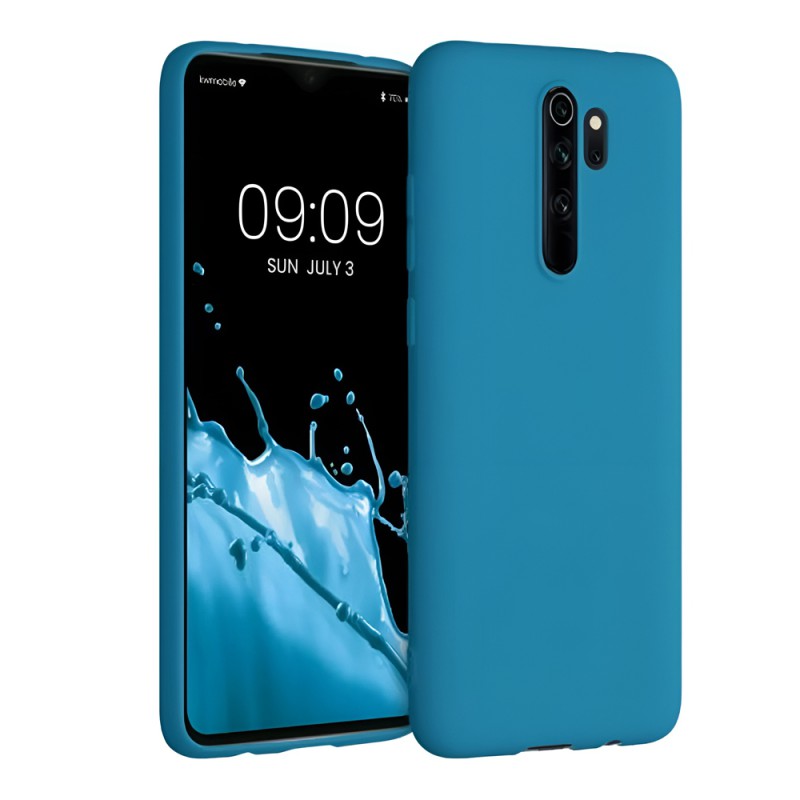Helmet Case Liquid Silicone Xiaomi Redmi Note 8 Pro, Denim Blue Helmet Case Liquid Silicone Xiaomi Redmi Note 8 Pro, Denim Blue