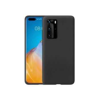 Helmet Case Liquid Silicone Huawei P40, Black