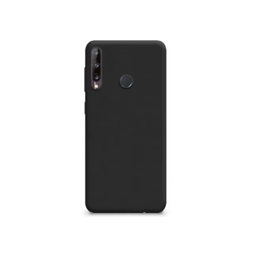 Helmet Case Liquid Silicone Huawei P40 Lite E, Black