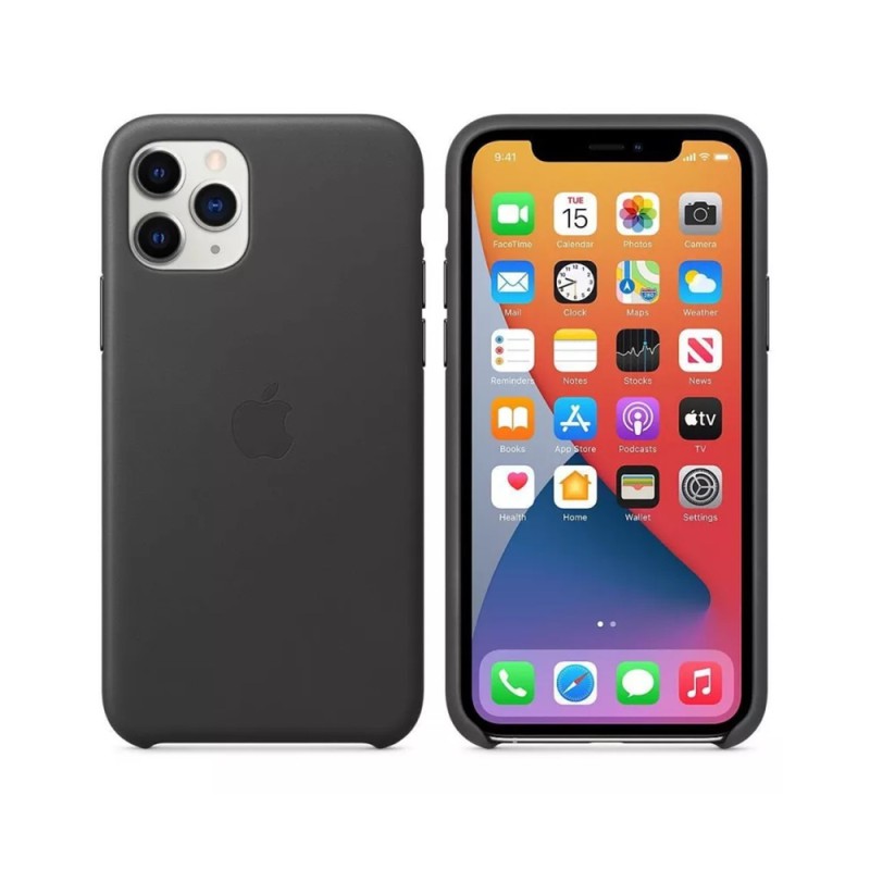 Helmet Case Liquid Silicone iPhone 11 Pro, Black
