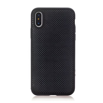 Helmet Case Liquid Silicone Grid iPhone 11 Pro, Black
