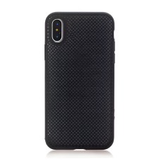 Helmet Case Liquid Silicone Grid iPhone 11 Pro Max, Black