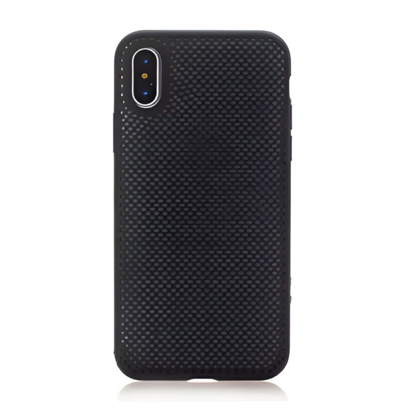 Helmet Case Liquid Silicone Grid iPhone 11 Pro Max, Black