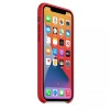 Helmet Case Liquid Silicone iPhone 11, Red