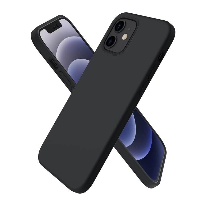 Helmet Case Liquid Silicone iPhone 12 Mini, Black