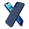 Helmet Case Liquid Silicone iPhone 12 Mini, Navy Blue