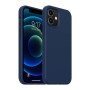 Helmet Case Liquid Silicone iPhone 12 Mini, Navy Blue