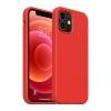 Helmet Case Liquid Silicone iPhone 12 Mini, Red