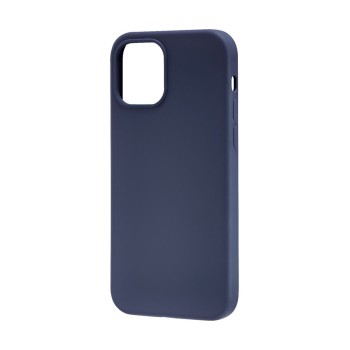 Helmet Case Liquid Silicone iPhone 12 Pro, Navy Blue
