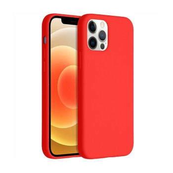 Helmet Case Liquid Silicone iPhone 12 Pro, Red