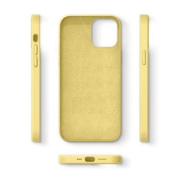 Helmet Case Liquid Silicone iPhone 12 Pro, Yellow