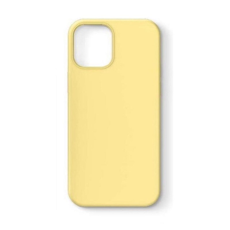 Helmet Case Liquid Silicone iPhone 12 Pro, Yellow