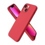 Helmet Case Liquid Silicone iPhone 13 Mini, Red