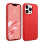 Helmet Case Liquid Silicone iPhone 13 Pro, Red