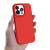 Helmet Case Liquid Silicone iPhone 13 Pro, Red