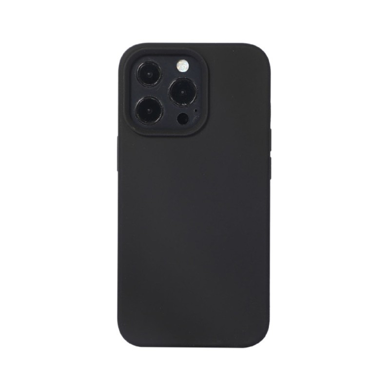 Helmet Case Liquid Silicone iPhone 14 Pro, Black Helmet Case Liquid Silicone iPhone 14 Pro, Black