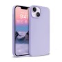 Helmet Case Liquid Silicone iPhone 15 Plus/14 Plus, Lilac