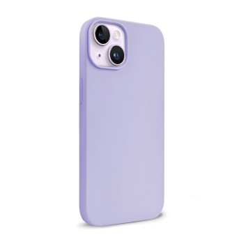 Helmet Case Liquid Silicone iPhone 15 Plus/14 Plus, Lilac
