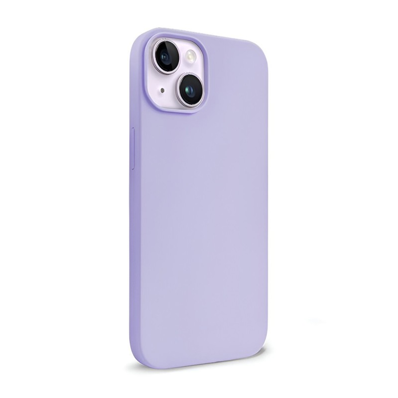 Helmet Case Liquid Silicone iPhone 15 Plus/14 Plus, Lilac