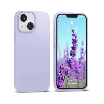 Helmet Case Liquid Silicone iPhone 14, Purple