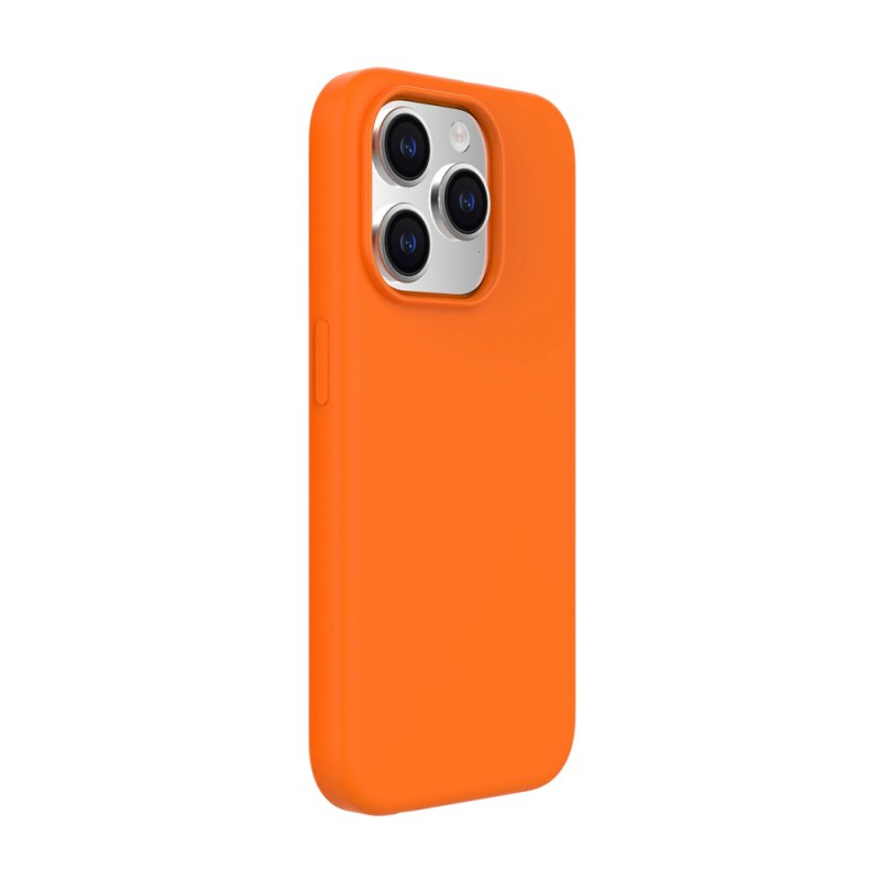 Helmet Case Liquid Silicone iPhone 14 Pro, Orange