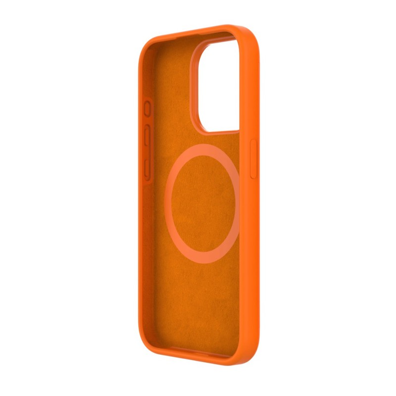 Helmet Case Liquid Silicone iPhone 14 Pro, Orange