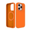 Helmet Case Liquid Silicone iPhone 14 Pro, Orange