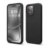 Helmet Case Liquid Silicone iPhone 15 Pro Max, Black