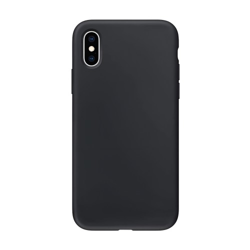 Helmet Case Liquid Silicone iPhone Xs Max, Black
